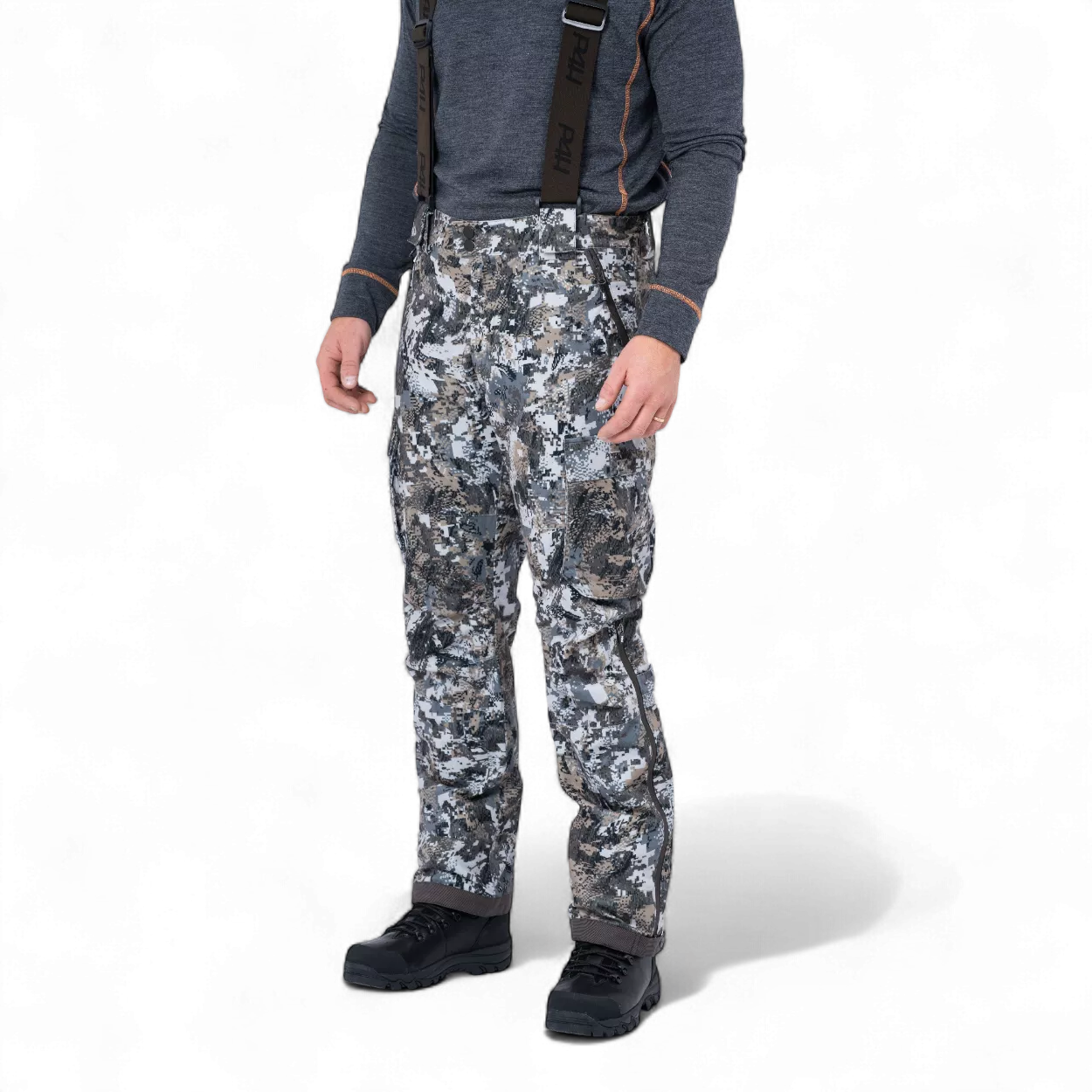 P4H Hängsle byxor camo